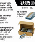 Box of Beefy Heavy Duty Staples For Ground Wire And Molding Installations Designed To Work With Utility Staple Starter STP100.