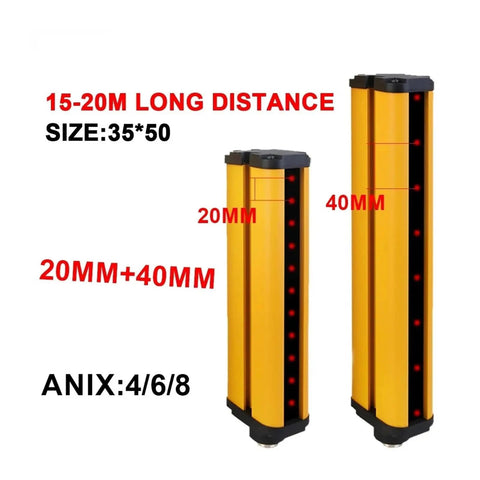 Pro Shop Ready Photoelectric Safety Light Curtain Sensor With Boss Grade Durability Adjustable Beam Coverage Extended Tracking Range And Rock Solid Machine Safety Guarding For Active Workspaces