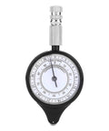 Chrees Map Measuring Gauge, Mini Metal Wheel, Outdoor Calculator with black plastic body and scale for distance measurement.