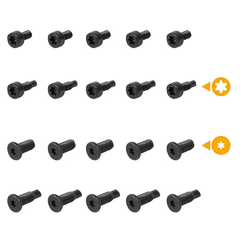 Twenty Piece Doorbell Security Screws Set T5T16 Replacement Screws For Video Doorbell Easy To Install Tamper Resistant Hardware
