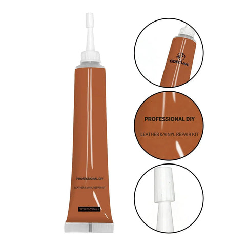Seamless Leather Scratch Repair Balm For Restoring Faded Cracks And Scuffs Glossy Finish Multi Function Recoloring Conditioner Paste tube