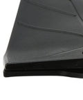 Close-up of Outboard Hydraulic Stabilizer Hydrofoil For Boats, ABS Material, corner detail, eliminates bow lift and cavitation.