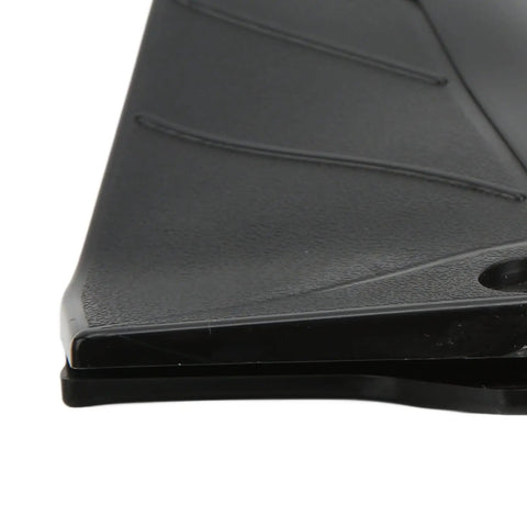 Close-up of Outboard Hydraulic Stabilizer Hydrofoil For Boats, ABS Material, corner detail, eliminates bow lift and cavitation.