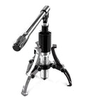 Kick Ass Heavy Duty Hydraulic Gear Puller With Three Jaw Bearing Separator and Rust Proof Alloy Steel Build for 66000 Pound Capacity, close-up view.