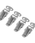 Heavy Duty Stainless Steel Spring Loaded Toggle Latch Catch Clip For Secure Case Box And Cabinet Storage With Rust Resistant Build For Workshop Office And Tool Chest Projects, set of 4 clips.