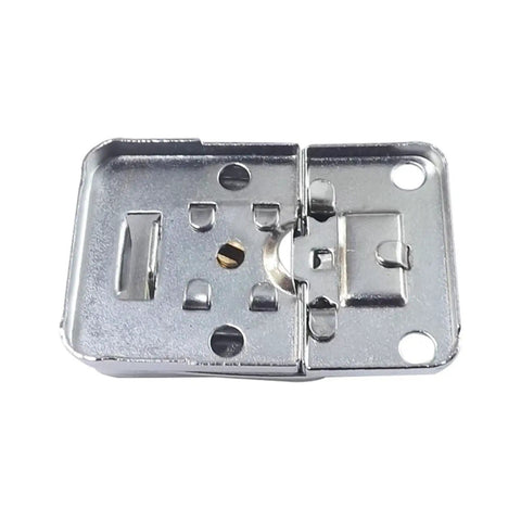 Awesome Two-Pack Metal Clasp Lock Toggle Latch With Chrome Finish For Suitcase Chest Jewelry Box And Birdhouse Project Easy To Install Right Now, chrome toggle latch front view, 47.6x31x9.5mm.