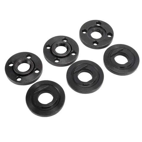 Angle Grinder Flange Wrench And Six Flange Nuts Kit 5/8-11 Fits Dewalt Makita Bosch Black Decker Ryobi