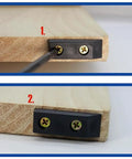 Installation process of 30 Count Square Rubber Furniture Feet Pads Heavy Duty Non Slip Moisture Proof Floor Protectors With Screws