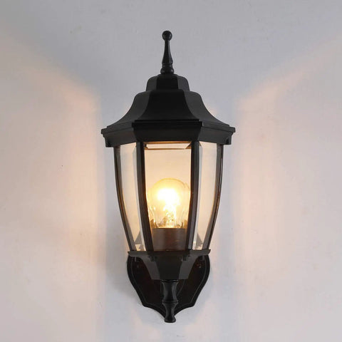 2 Pack Waterproof Aluminum Outdoor Wall Light Fixtures Built Tough For Porch Garage And Patio, No Rust Exterior Lamps