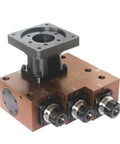 Heavy Duty Three Axis Turning Milling Composite Power Head For Cnc Lathe With Er25 Vertical Motor showing detailed components.