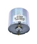 Heavy Duty 12V DC Motor ZYTD520-03C PM Replacement For 520-03B Engine with silver casing and label showing specs.