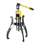 20T Bearing Disassembly Tool Hydraulic Puller Set with Pro Grade Heavy Duty Industrial Integrated Manual Operation, yellow and black