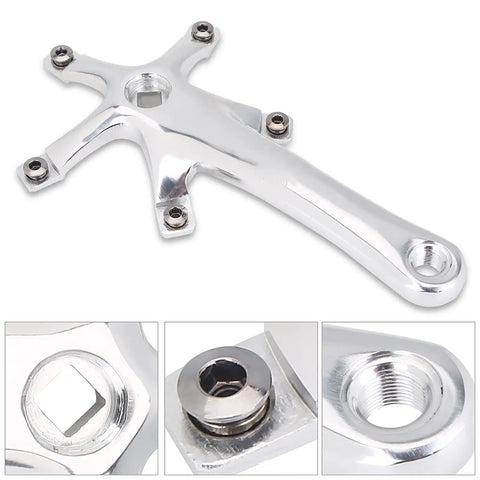 170mm Alloy Bike Crank Arm Pair Set For Mountain And Road Bikes Riding Ready Left And Right Crankset Square Taper