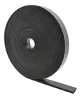 Heavy Duty Rubber Strips Quarter Inch Thick One Inch Wide Twenty Five Feet Long For Gaskets Sealing Bumpers Flooring and DIY