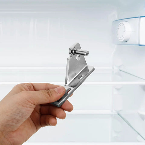 Heavy Duty Refrigerator Door Hinges Stainless Steel Built To Last Rotatable Hinges For Display Cabinets And Freezers Smooth Open And Close High Reliability Commercial Grade Durable Easy Install hand-held