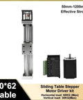 Big Shot Shaft Linear Actuator With Smooth Operator Glide Sixty Millimeter Wide Nema 23 Motor And SFU 1605 Ball Screw For CNC Stage Rig 1200 Mm Stroke Two Nm Kickass Torque image showing a linear actuator with motor driver kit.