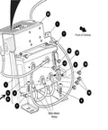 Diagram of the Heavy Duty 48V 235A AC Motor Controller Built Like A Tank With Overload Protection Anti Interference System.