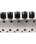 Five Circuit Hydraulic Multiplier Kit With Selector Valve And Switch Box Control For Open Closed Or FPC Systems, Anodized Body