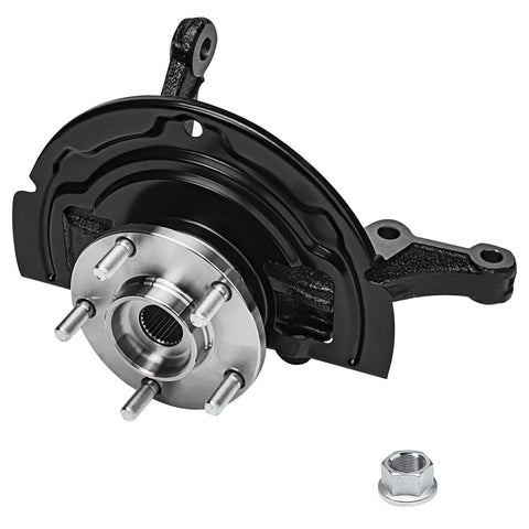 Plug-and-Play Front Right Steering Knuckle and Wheel Hub Bearing Assembly For 2002-2006 Nissan Altima And 2004-2008 Maxima Replacement