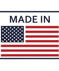 "Made in USA" label with American flag design