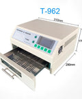 Automatic Infrared Reflow Soldering Station With 800W 1500W Power featuring T-962 model and open tray