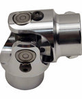 Three Quarter Inch 36 Spline to Three Quarter Inch Double D Beefy Steering Shaft U Joint Chrome Universal Joint Coupling For Vehicles