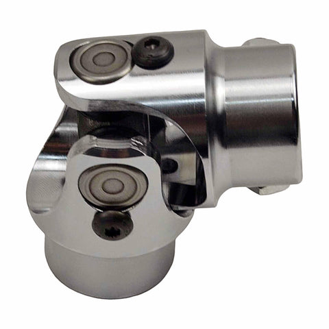 Three Quarter Inch 36 Spline to Three Quarter Inch Double D Beefy Steering Shaft U Joint Chrome Universal Joint Coupling For Vehicles