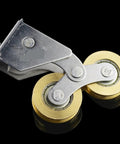 Heavy Duty Double Wheel Sliding Door Pulleys For Pantry And Closet Tracks Runs Slick Replacement Rollers With Dead Silent Bearing