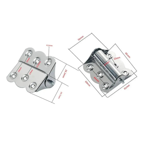 Stainless Steel Butterfly Hinge With Auto Closing Flush Mount Rustproof Spring Cabinet Door Window Hardware Built To Last