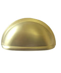 Matte Gold Three Inch 25 Pack Cabinet Pulls Slick Modern Farmhouse Cup Pulls for Kitchen Cabinets and Bathroom Drawers