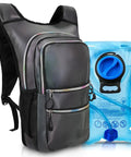Glow In The Dark Hydration Pack With 3L Water Bladder, lightweight insulated backpack, reflective laser bag design