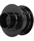 Front Shock Extender Kit For Ford F 250 And F 350 Super Duty 2005 2023 Fits 2 To 4 Inch Lift Keeps Alignment And Gives You Beefed Up Smooth Ride On Road And Off Road For Heavy Duty Pickup Trucks With Easy Install, black metal component angle view