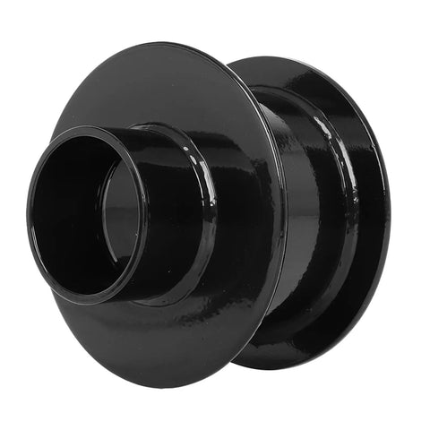 Front Shock Extender Kit For Ford F 250 And F 350 Super Duty 2005 2023 Fits 2 To 4 Inch Lift Keeps Alignment And Gives You Beefed Up Smooth Ride On Road And Off Road For Heavy Duty Pickup Trucks With Easy Install, black metal component angle view