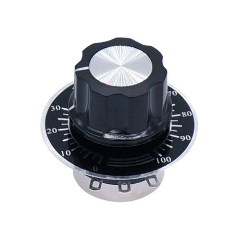 Pro Grade 10K Potentiometer Rotary Pot With Carbon Film Single Turn Taper For Inverter Speed Control And Motor Regulation RV24YN20S B103 10K Kit