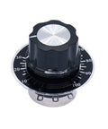Two Pack 20K Potentiometers RV24YN20S Rotary Single Turn Carbon Film Taper Potentiometer with A03 Knob and Dial