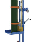 Beefed Up Heavy Duty Gas Cylinder Lifter 500 Lb Capacity Steel Hand Crank Lift With Smooth Rolling And Safety Straps For Easy Loading