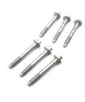 Six Pack Wheel Hub Bearing Mounting Bolts Set For Jeep Grand Cherokee 2000 To 2010 And Compatible With Chrysler Cirrus Sebring Dodge Nitro Stratus Commander Liberty Models Silver Tone Metal 41027