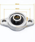 Badass 10mm Zinc Alloy Pillow Block Bearings With Housing 10 Pack Ultra Durable Chrome Steel Balls Run Sick Smooth Low Noise Self Aligning Fits Any Shaft Great For Garage Shop Projects Reliability And Heavy Duty Strength Guaranteed, 10mm mount