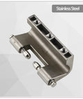 Heavy Duty Concealed Cabinet Door Hinge With Detachable Elbow Thickened Stainless Steel T Finish 1 Piece Hardware Accessory