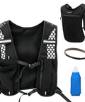 Lightweight Unisex Running Vest With Phone Pocket And Hydration Pack Adjustable Breathable Trail Gear for outdoor runs