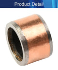 Rock Solid Oilless Plain Sleeve Bearing 5mm Id X 7mm Od X 5mm Length Carbon Steel Bronze Bushing close-up view