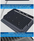 JUDYSSY Led Floodlight Outdoor 100-600W with toughened glass and aluminum heatsink for efficient cooling and waterproof design.