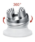 3 Inch Ball Vise Engraving Tool With 360 Degree Rotation Pro Grade Stainless Steel Clamp displaying rotation feature