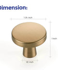 Solid Round Kitchen Cabinet Knobs 30 Pack Single Hole Pulls In Champagne Bronze Oil Rubbed Finish For Cabinets And Drawers Strong Zinc Build Easy Install Upgrade Your Kitchen Ravinte