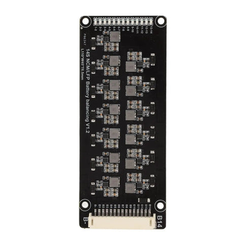 Smart Battery Equalizer Automatic Voltage Balancer Low Power Draw Protects Lithium Ion Packs Keeps Your EV And Solar Setup Running Smooth With Zero Voltage Headaches Hella Reliable circuit board with multiple ports for battery balancing.