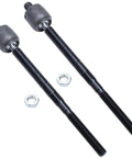Front Wheel Hub Assembly Kit 12pc For Ford Explorer 2006-2010 Sport Trac Mercury Mountaineer Includes Wheel Bearings Lower Ball Joints Tie Rods Boots Sway Bar Links Replacement inner and outer tie rods shown