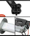 Electric Fuel Pump Module Assembly For Kawasaki Vulcan 1700 2009 To 2022, detailed views of connector and assembly.