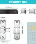 Sliding Barn Door Lock And Latch Hardware In Zinc Alloy Small Flip Door Lock product dimensions and included screws