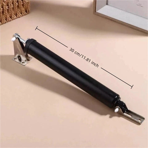 Slam-Free Pneumatic Door Closer Kit With 35Kg Capacity Adjustable Speed And Soft Close Action shown at 30cm length