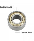 20 Pieces 684ZZ Deep Groove Ball Bearings With 10 Round Shaft Rods Pro Grade Carbon Steel Build, showing double shield design